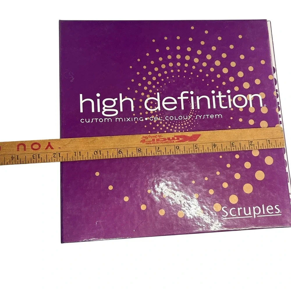 Scruples‎ High Definition Custom Mixing Gel Colour Swatch Book Purple Salon Pro